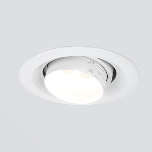 Встраиваемый светодиодный светильник с регулировкой угла освещения 9919 LED 10W 4200K белый
