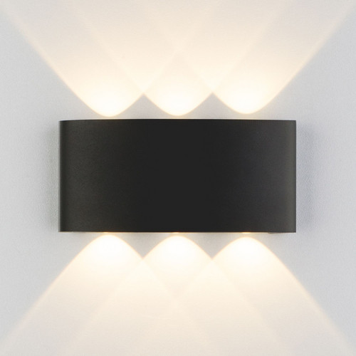 Пылевлагозащищенный светодиодный светильник Twinky Trio чёрный IP54 1551 Techno LED чёрный