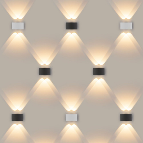 Пылевлагозащи<wbr>щенный светодиодный светильник Twinky Double серый IP54 1555 Techno LED серый