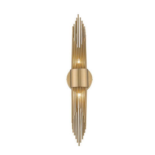 Настенный светильник W68069-2 ant.brass