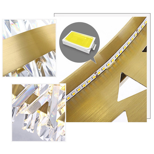 Люстра 9967P/R/D800 gold