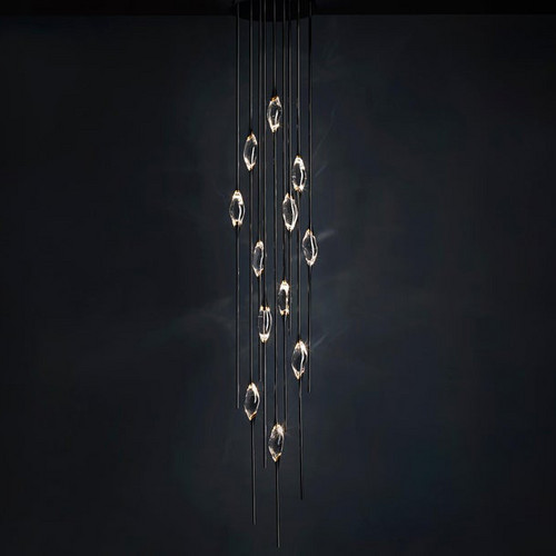 Подвесной светильник Pezzo 12 pearl black