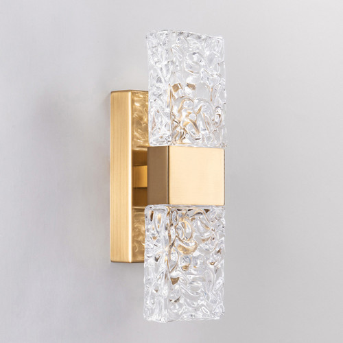 Настенный светильник 88068W gold/clear