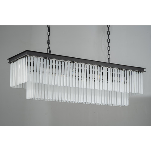 Люстра Odeon 10C/P black/frost