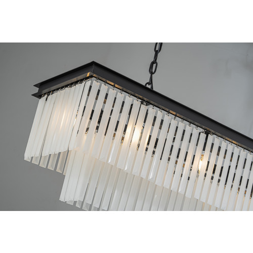 Люстра Odeon 10C/P black/frost