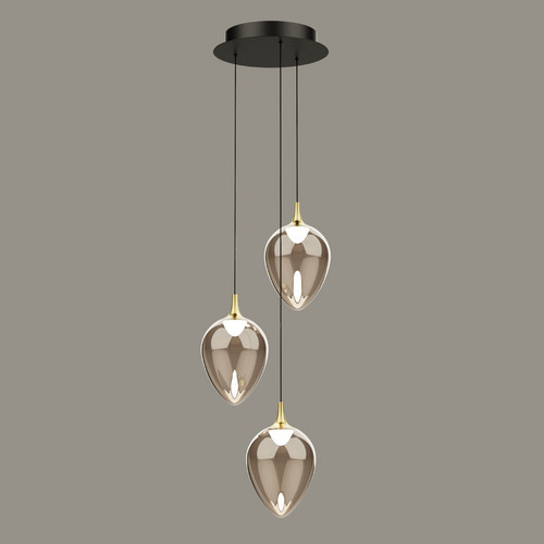 Подвесной светильник MD24001012-3A brass/champagne