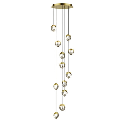 Подвесной светильник MD24001033-12A gold/clear