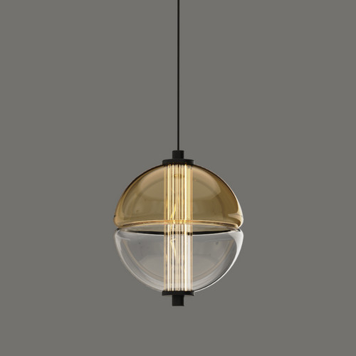 Подвесной светильник MD24022079-1A black/amber