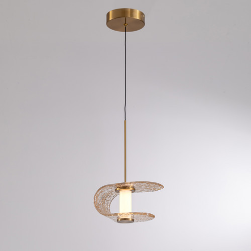 Подвесной светильник MD24020901-1A gold/cognac