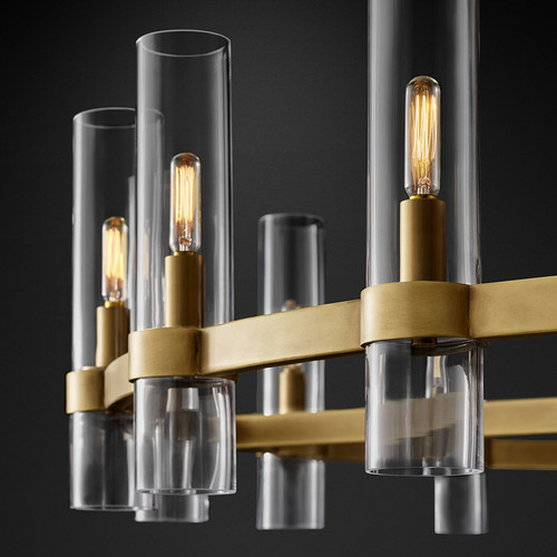 Люстра MT8888-8H antique brass