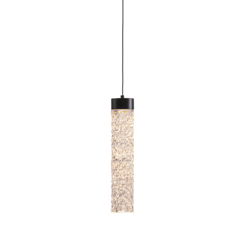 Подвесной светильник MD24030028-1A matt black/clear