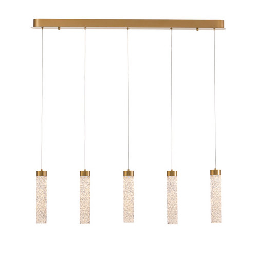 Подвесной светильник MD24030028-5B brass/clear