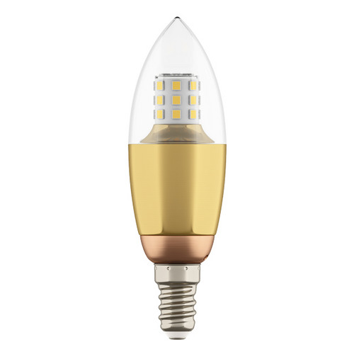 940522 Лампа энергосберегающая LED 220V C35 E14 7W=70W 460LM 60G CL/GD 3000K 20000H