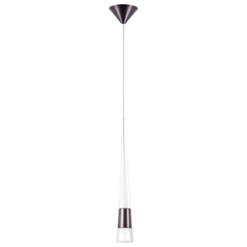 757011 Люстра CONE LED 5W 280LM КОФЕЙНЫЙ/БЕЛЫЙ/ПРОЗРАЧНЫЙ 3000K