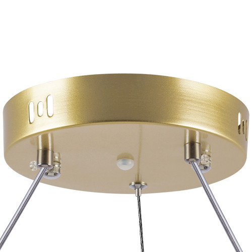 736412 Люстра ROTONDA 134W LED 6432LM 120G ЗОЛОТО 3000-6000K