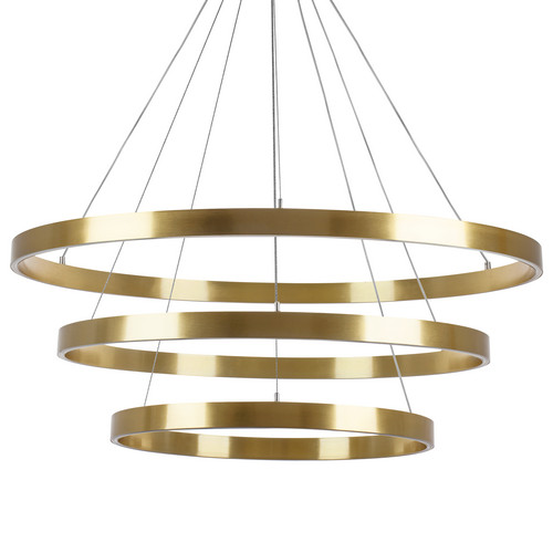748223 Люстра SATURNO LED 132W 11000LM 70G ЗОЛОТО 3000-6000K