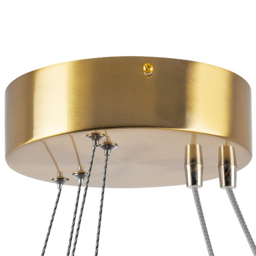 748123 Люстра SATURNO LED 84W 5800LM 70G ЗОЛОТО 3000-6000K