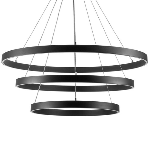 748227 Люстра SATURNO LED 132W 11000LM 70G ЧЕРНЫЙ 3000-6000K