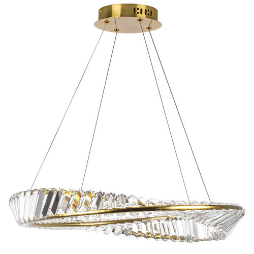 699063 Люстра VIDARE 28W LED 2380LM ЗОЛОТО 3000K IP20