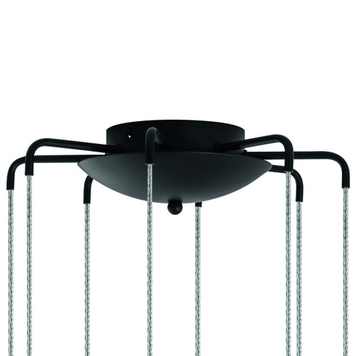 L8T747347 Люстра TUBO LED 40W 2560LM 25G ЧЕРНЫЙ 4000K (574737+747347 (8шт)