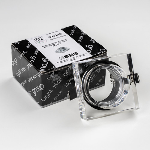 006140 Светильник LUI MINI CR MR16/HP16 ХРОМ/ПРОЗРАЧНЫЙ