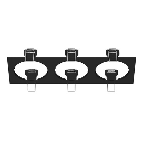 217537 Рамка INTERO 16 Triple QUADRO ЧЕРНЫЙ