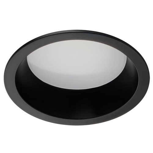 012907 Рамка (светильник) PVC д/LED-модулей 941хх и LED-ламп D50мм PIANO ROUND ЧЕРНЫЙ IP65