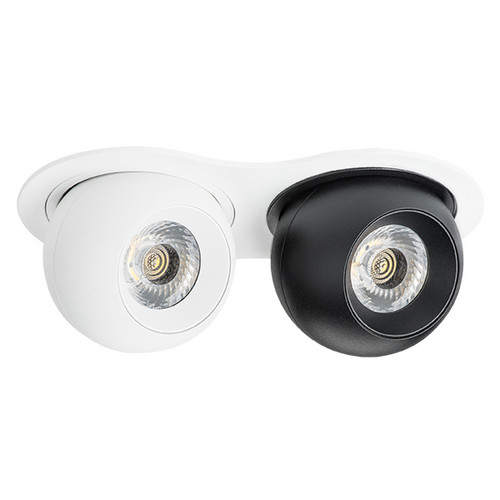 i6266474 Светильник INTERO LED 9W*2 850LM*2 24G БЕЛЫЙ/ЧЕРНЫЙ 4000K (217626+217064+217074)