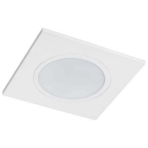 012816 Рамка (светильник) PVC д/LED-модулей 941хх и LED-ламп D50мм PIANO QUAD БЕЛЫЙ IP65