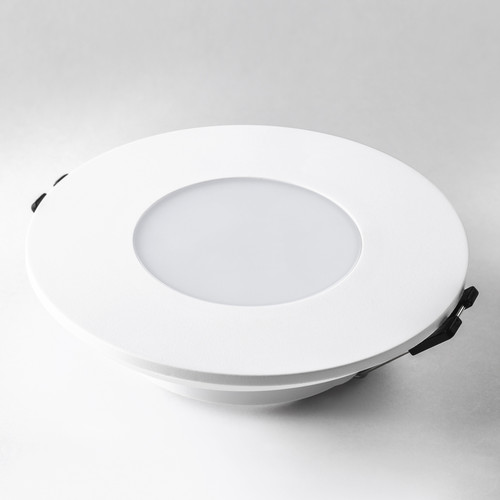 012806 Рамка (светильник) PVC д/LED-модулей 941хх и LED-ламп D50мм PIANO ROUND БЕЛЫЙ IP65