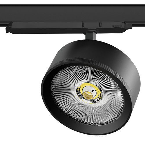 A5747DALI Светильник ALTA PRO для трековой системы Quattro с управлением DALI LED 35W 3230LM 36G ЧЕРНЫЙ 4000K с адаптером (215747 + 594067)