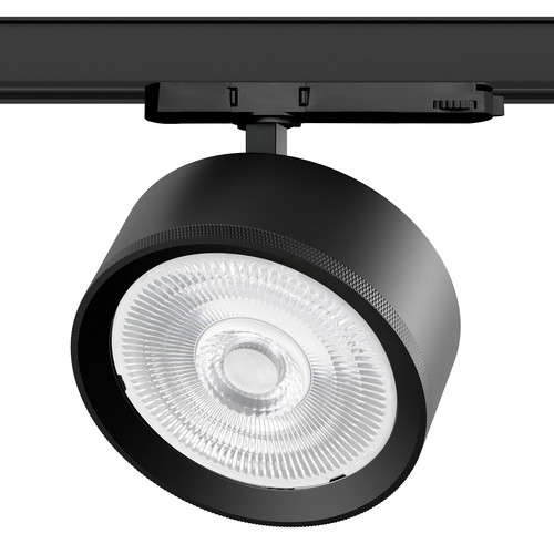 A5737QT60G Светильник ALTA PRO для трековой системы Quattro LED 35W 3230LM 60G ЧЕРНЫЙ 3000K с адаптером (215737 + 594047 + 215704)