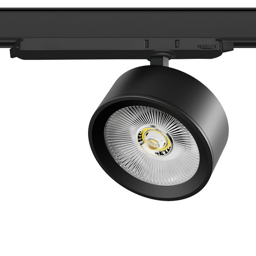 A5647DALI Светильник ALTA PRO для трековой системы Quattro с управлением DALI LED 30W 3510LM 36G ЧЕРНЫЙ 4000K с адаптером (215647 + 594067)