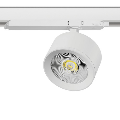 A5536DALI Светильник ALTA PRO для трековой системы Quattro с управлением DALI LED 15W 1700LM 36G БЕЛЫЙ 3000K с адаптером (215536 + 594066)