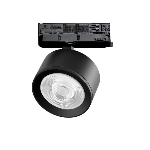 A5537QT60G Светильник ALTA PRO для трековой системы Quattro LED 15W 1700LM 60G ЧЕРНЫЙ 3000K с адаптером (215537 + 594037 + 215504)