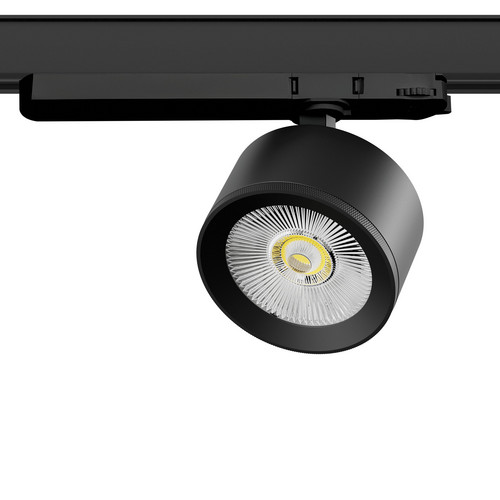 A5547TRIAC Светильник ALTA PRO для трековой системы Quattro с управлением TRIAC LED 15W 1700LM 36G ЧЕРНЫЙ 4000K с адаптером (215547 + 594057)