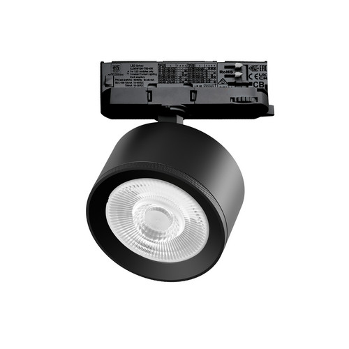 A5547QT60G Светильник ALTA PRO для трековой системы Quattro LED 15W 1700LM 60G ЧЕРНЫЙ 4000K с адаптером (215547 + 594037 + 215504)