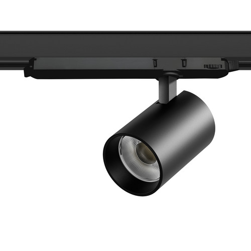 A5337DALI Светильник ALTA BASE для трековой системы Quattro с управлением DALI LED 30W 3525LM 24G ЧЕРНЫЙ 3000K с адаптером (215337 + 594067)