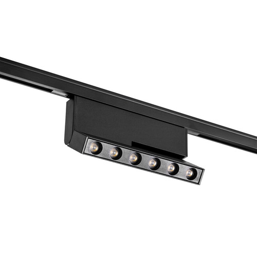 206947 Светильник линейный поворотный 24V д/трека LINEA LED 6W 500LM 30G ЧЕРНЫЙ 4000K