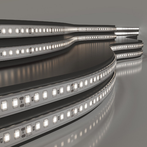 Лента светодиодная 120Led 8W IP68 4000K дневной белый, 5м 2835 24V 120Led 8W IP68