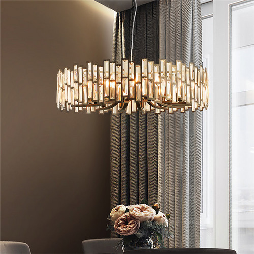 Люстра D8524P/L black/clear