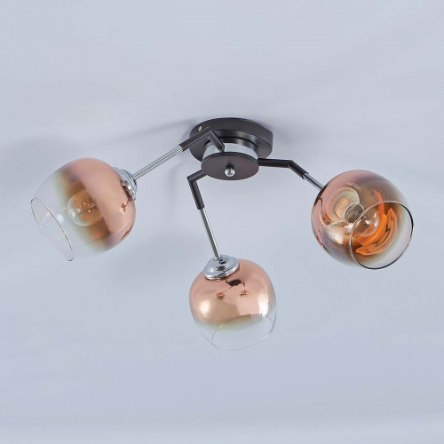 Escada 1176/3P E27*60W Black/Chrome