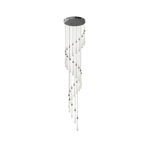 07860-28A,02 Люстра каскадная Асмер хром Led 84W