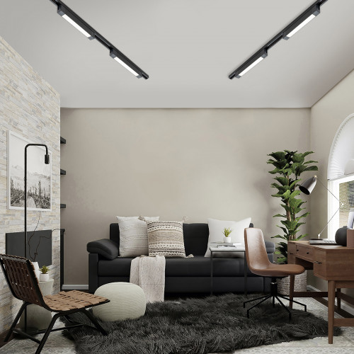 Escada 20001TRU/01LED 20W 4000K черный матовый