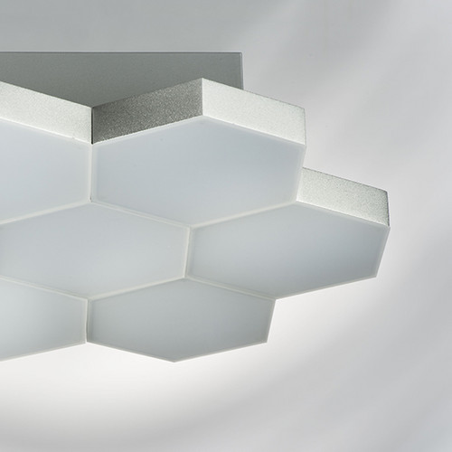750074 Люстра потол FAVO LED-35W 1680LM Серебро 4000K