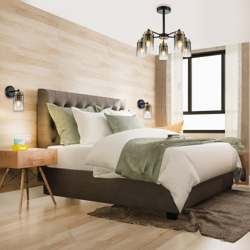 Escada 2118/5P E14*40W Black/Brass