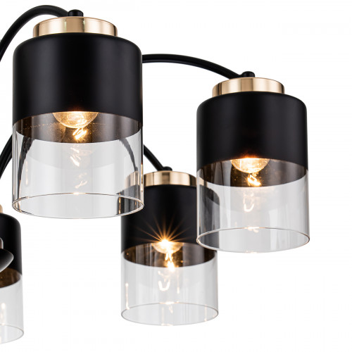 Escada 2121/7P E27*40W Black/Gold