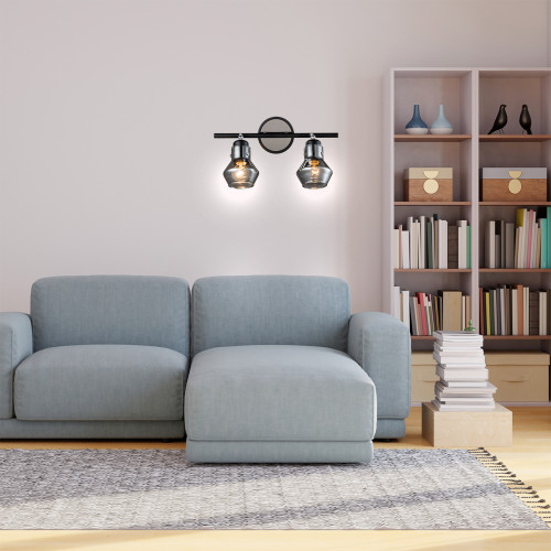 Escada 593/2A E14*40W Black/Chrome
