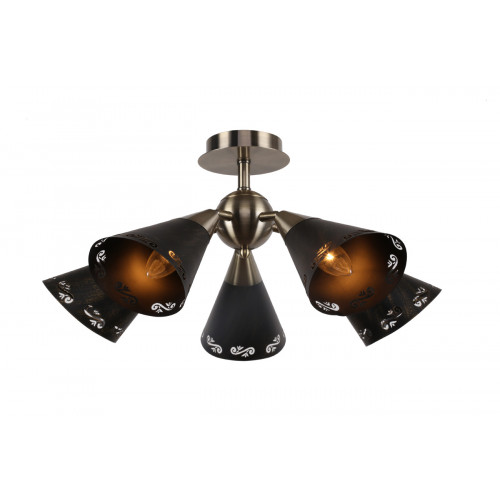 Escada 595/5P E14*40W Brass/Black