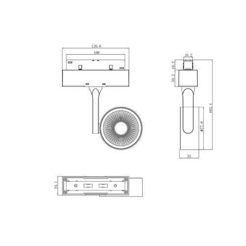 Трековый светильник Technical TR024-2-10W3K